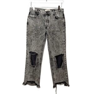 NEW We The Free x Free People Maggie Midrise Straight Black Women’s Jeans Sz 26